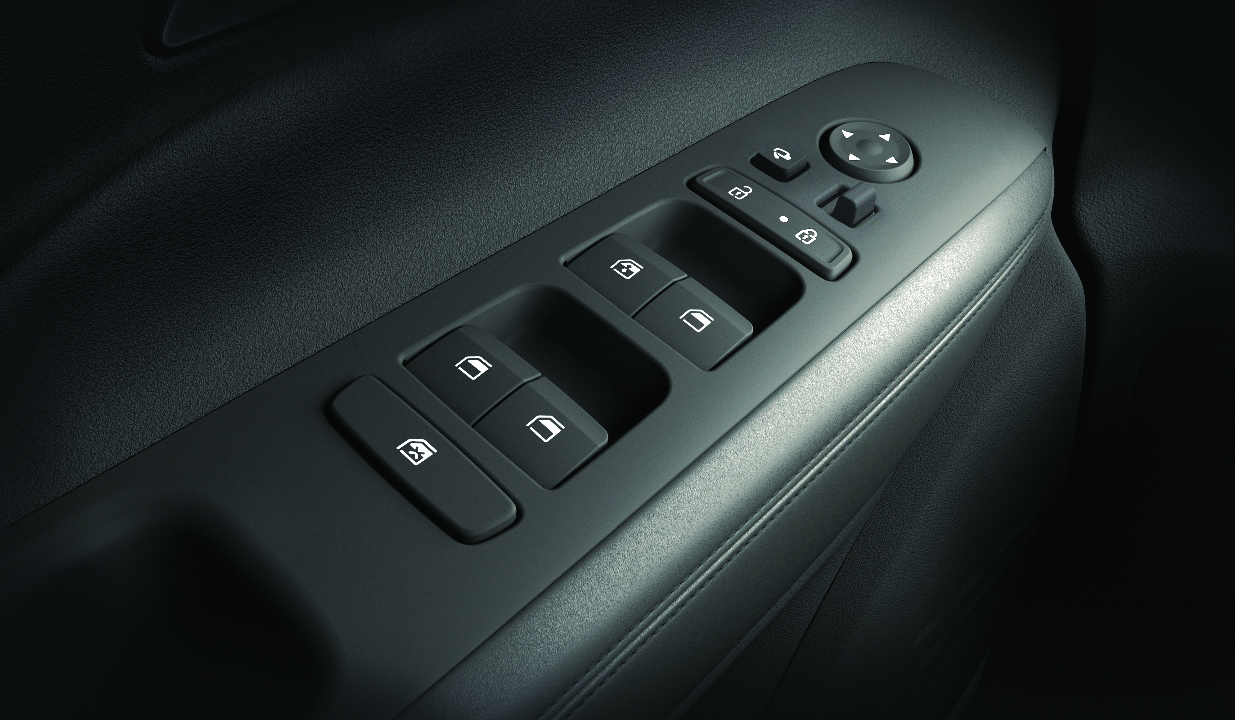 Window Control Panel - Driver Seat (Style & Prime)